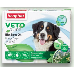 Противопаразитни капки Beaphar Veto Pure Spot On за кучета от едри породи